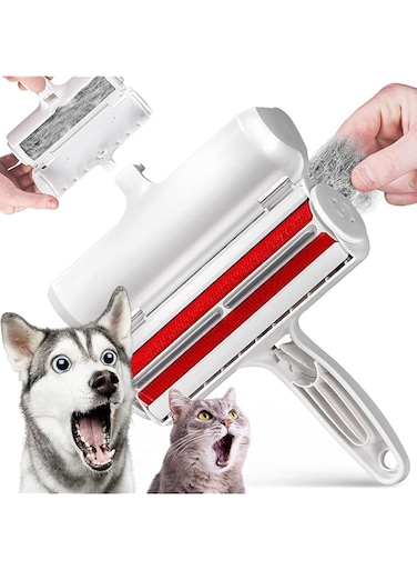 Pet Hair Remover Roller, Pet hair vacuum,Pet hair brush Reusable Cat and Dog Hair Remover for Furniture, Couch, Carpet, Car Seats and Bedding - Eco-Friendly, Portable Animal Fur Removal Tool pack