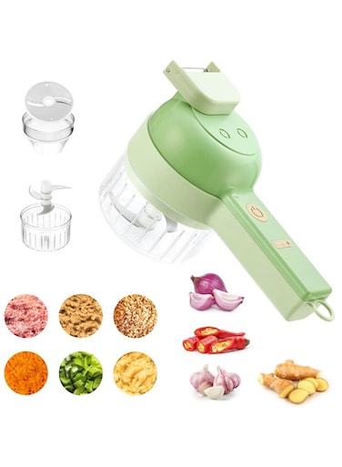 Electric Vegetable Chopper Food Chopper Vegetable Slicer Garlic Crusher Meat Grinder Machine Peeler Kitchen Accessories Gadgets
