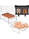NALACAL Air Fryer Rack, Compatible for Ninja Dual Air Fryer, Layered Dehydrator Racks, Air Fryer Accessories Compatible with Ninja Food Dual Zone Air Fryer (AF451UK)(AF300UK)(AF400UK)(2PCS)