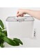 DCHK Medicine Box Organizer Storage Plastic Double Layer First Aid Storage Box Multi Functional Medicine Family Emergency Box Medicine Case Large Capacity Medicine Container Box (White)