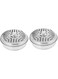 ChicAbode 2pcs Candle Outdoor Stainless Steel Tray, Coil Stand Coil Can Coil Tray, Coil Holder, Coil Incense Stand Bracket Burner Incense Burner Portable Incense Bowl
