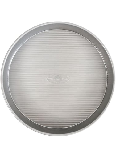 USA Pan Bakeware Cake Pan, Nonstick &amp; Quick Release Coating, Made In The Usa From Aluminized Steel 10-Inch 1080Lc