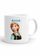Your Wall Anna from Disney Movie Frozen Printed Ceramic Coffee Mug 325ml - Perfect Gifting by Spoil Your Wall
