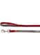 Camon Dog Leash-Doublepremium Grey/Red (10X1200Mm)