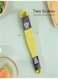 Dual-Scale Measuring Spoon (22&Atilde;&mdash;4&Atilde;&mdash;2cm), Kitchen Baking Gram &amp; Milliliter Spoon for Powder &amp; Liquid (Green)