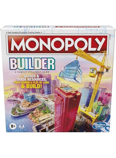 Monopoly Builder Board Game, Strategy Game, Family Game, Games For Kids, Fun Game To Play, Family Board Games