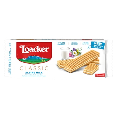 Loacker Classic Alpine Milk Wafer, 175g