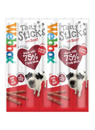 Webbox Dogs Delight Sticks Beef 30g