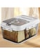 Angju Bread Box For Kitchen Countertop, Airtight Bread Storage Container, Time Recording Bread Keeper with Lid,Bread Storage For Homemade Breads, Toast, And Cookies (Small)