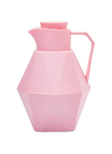 Opalina New Diamond Design Flask, Pink, 1 Litre, Op-93-Pink