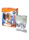 Cereal Storage Container White/Clear/Silver