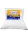 2-Piece Sleeping Bed Pillow Set Fabric White 45x70cm