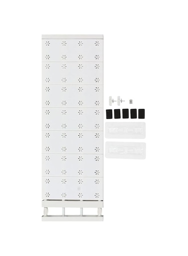 AUTOYSUR Expandable Closet Tension Shelf Rod,Wardrobe Layered Partition Board,Closet Organizers And Storage,Space Saving Layered Partition Board for Cabinet (45x(60-100) cm)