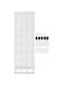 AUTOYSUR Expandable Closet Tension Shelf Rod,Wardrobe Layered Partition Board,Closet Organizers And Storage,Space Saving Layered Partition Board for Cabinet (45x(60-100) cm)
