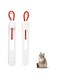 WECATION Cat Door Holder - Easy Door Prop to Keep Door Ajar for Cats, Block Dogs from Entering - Dog Proof Cat Feeder &amp; Litter Box Access - Strong, Portable, and Pet Gate Alternative 2 Pack