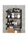 Bathroom Shelf with Towel Bars, 3 Tier Bathroom Wall Shelf Shower Storage Rack with Brush Holder,Bathroom Towel Rack with Shelf,Storage Organizer Shelf for Bathroom Kitchen (3-tier with cups(60CM))