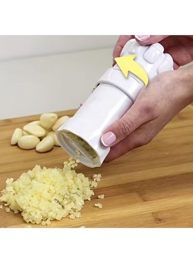 1pc Chef Manual Garlic Press Mini Multifunctional Garlic Cutter Kitchen Tool Peeler/Masher/Grinder