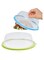 Silk Route - Microwave Splatter Cover, 2 Pack, Small Microwave Plate Cover for Food, 7.9 Microwave Accessories with Silicone Ring, BPA Free &amp; Dishwasher Safe Fruit, Vegetable Container