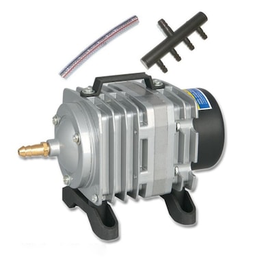 ACO-001 18W 38L/Min Electromagnetic Air Pump Compressor Seafood Fish Tank Increase Oxygen Air Flow Spliter, US Plug