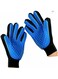Pet grooming gloves
