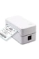 Compact Thermal Shipping Label Printer, Bluetooth Compatible, One-Line Express Printing, White
