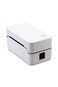 Compact Thermal Shipping Label Printer, Bluetooth Compatible, One-Line Express Printing, White
