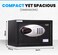 Rubik Small Hotel Safe Box with Digital Motorized Lock &amp; Emergency Keys, Electronic Security Safe for Home, Office &amp; Hotel Use, Steel (20x31x20cm) RBH20E Black
