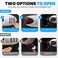 Rubik Small Hotel Safe Box with Digital Motorized Lock &amp; Emergency Keys, Electronic Security Safe for Home, Office &amp; Hotel Use, Steel (20x31x20cm) RBH20E Black