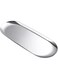 luvtree Silver Oval Stainless Steel Tray, Jewelry Storage Tray, Makeup Tray, Coffee Table Tray, Mini Candle Tray, Shallow Tray with Full Mirror Polish，Nordic Style Candy Plate