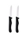 Bergner Stainless Steel 2Pc Fruit Knife Set, Black Colour, Bg39900Bk, Black/Silver