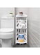J JINXIAMU Over The Toilet Storage,Bathroom Organizer Shelves, Multifunctional Toilet Shelves,White