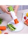 StoSky Cucumber Slicer, Strawberry Slicer, Grape Slicer, Carrot Cutter, Potato Fruit Cutters, Vegetable Chopper For Kids Fruit Salad Making Pizza Fruit Dispenser And Practical Fruit