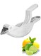 Bird-Shaped Stainless Steel Manual Lemon and Lime Juicer, Portable Citrus Extruder Gadget, Silver