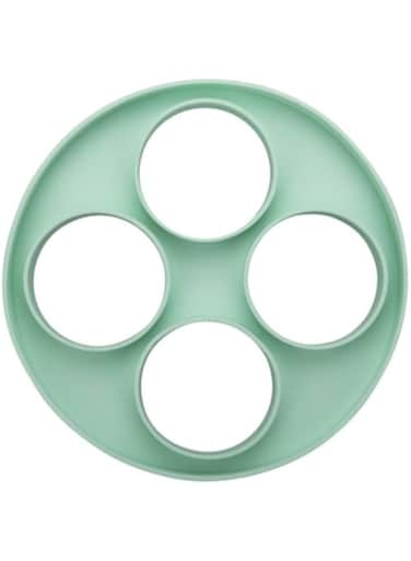 KNP Scrambled Eggs Pan Sea Green 22X2.5X22Cm. The Scrambled Eggs Pan in Sea Green is a kitchen utensil designed specifically for making scrambled eggs.