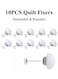 Quilt Fixers Anti-Run Buckles with Invisible Non-Slip Safety Clips Reusable Detachable Bed Sheet Holders for Mattress Bedding Home Use