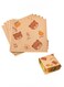 pieces paper 7x7 inch flat kraft paper wrapping paper, snack cookie bun burger wrapping paper sandwich bag, lunch bag, kraft paper bag, recyclable kitchen paper, snack cookie bun burger wrapping paper