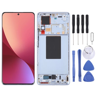 For Xiaomi 12 Pro / 12S Pro AMOLED Original LCD Screen Digitizer Full Assembly with Frame &ndash; Blue
