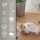 LocknLock 130ml Oven-Safe Borosilicate Glass Round Container with Airtight Lid - Microwave, Freezer, and Dishwasher Safe