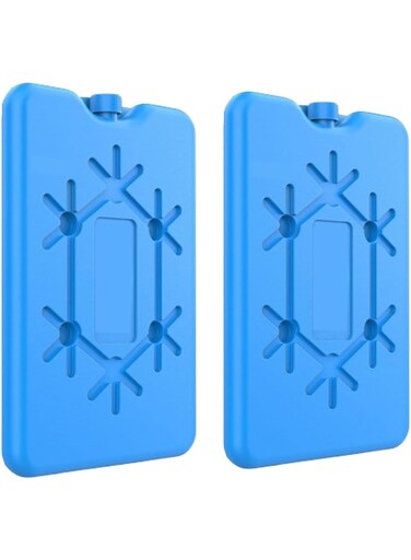 Ice Packs for Lunch Box Reusable Ultra Thin Freezer Packs Long Lasting for Coolers Cooler Bag for Work School Picnic or Camping Keep Food Fresh.