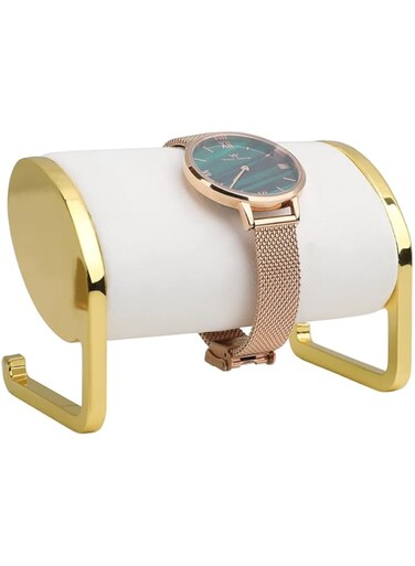Excefore Bracelet Holder, Velvet Bracelet Holder Stand for Selling, Bangle Organizer and Storage for Show, Watch Holder Stand Gold Jewelry Holder(White)