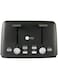 AFRA Electric Breakfast Toaster, 1600W, 4 Slots, Removable Crumb Tray, Matte Black Finish, Browning, Reheat, Defrost, G-Mark, ESMA, RoHS, CB, AF-24700TOBL, 2 years warranty