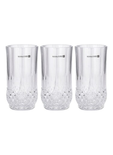 225 ML (7.6 OZ) Transparent Glass Tumbler Set- RF11657 Multi-Purpose, Perfect for Hot and Cold Beverages like Tea, Coffee, Water, Juices Lead-Free Soda Lime Glass Clear