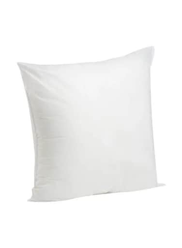 Linen Klub Cushion Filler-Fabric: Non Woven 70gsm-Filling: 250grms Hollow Siliconized Fiber Microfiber White 65x65cm