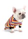 Khazna Dog Surgical Recovery Suit Rainbow Color Anti- licking Dog Abdominal Wounds Bandages Post- Operative Onesie for E-Collar Dogs Cats After Surgery Colorful