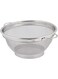 STAINLESS STEEL Basket Colander, 21 Cm, Silver, QL0017, RICE COLANDER, VEGETABLES COLANDER, FRUITS COLANDER Silver 21cm