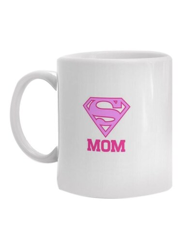 Print Mom Printed Mug White/Pink