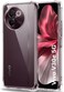 Soft Flexible Silicone TPU Cover, Slim Fit Clear Back Bumber Case, Full Camera Protection for ViVo V30e 5G (Clear)