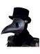 Raxwalker Plague Doctor Mask Retro Leather Steampunk Halloween Costume Long Nose Bird Beak Cosplay Props
