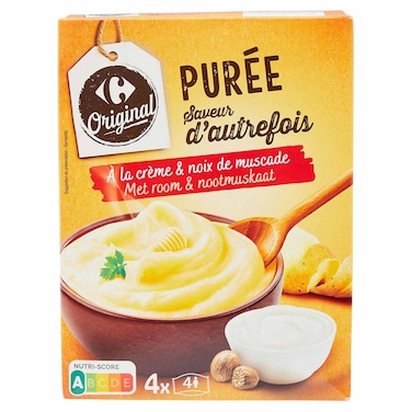 Carrefour Bio Organic Creamed Mashed Potatoes, 500g