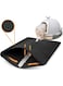 Bolivia's Cat Litter Mat, 40x50cm Black Cat Litter Trapping Mat, Waterproof Easy Cleaning Pet Bed, Honeycomb Double Layer Design No Slip Cat Litter Trapping Mat for Pet Kitty Litter Box